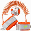 Lehoo Castle Baby Reins Anti Lost Wrist Link,Toddler Reins with Lock for Walking, Child Safety Harness Walking Leash for Children Boys and Girls (Orange)