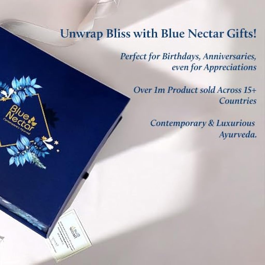 Blue Nectar Naturally Beautiful Face Gift Set for Women & Men | Face Cream, Face Scrub, Face Wash, Lip Balm & Green Tea Face lotion | Pack of 5 | Perfect Anniversary & Birthday Gift