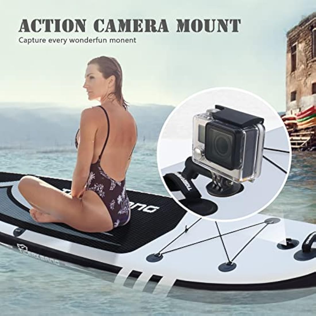 TIGERXBANG Inflatable Stand Up Paddle Board SUP Board with Kayak Seat |320x82x15cm| 305x82x15cm| for Adults/Kids| ISUP PaddleBoarding Complete Kit