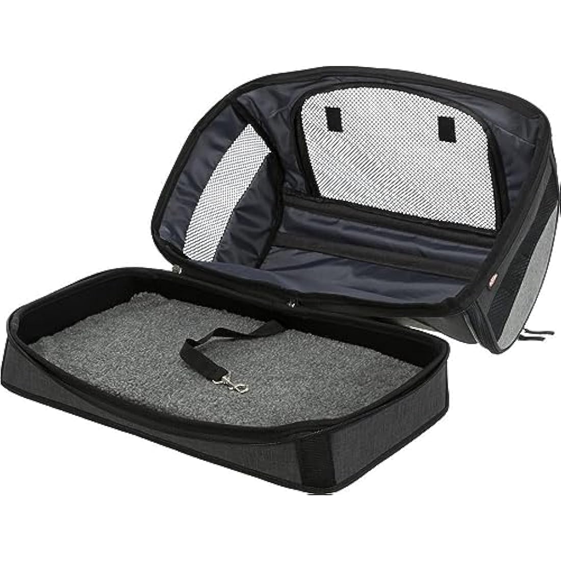 Trixie Tasche Holly, 30 × 30 × 50 cm, schwarz/grau