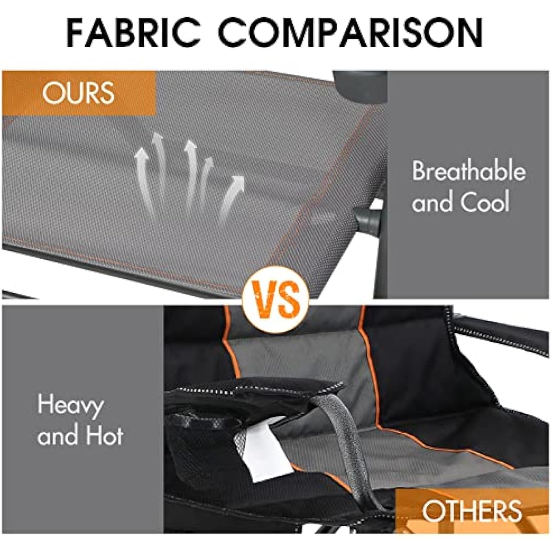 Portal Folding Chair Camping Garden Beach Fishing Outdoor Foldable Chair Lightweight Fold up Picnic Chair High Back Portable Chair Compact with Armrests