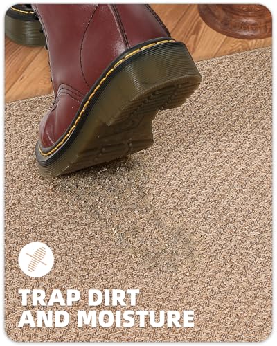 COLOR&GEOMETRY Oversized Door Matts Indoor 122 x 183 cm, Indoor Door Mats Non Slip, Absorbent Dirt Trapper Doormat, Outdoor Mats for Front Door,