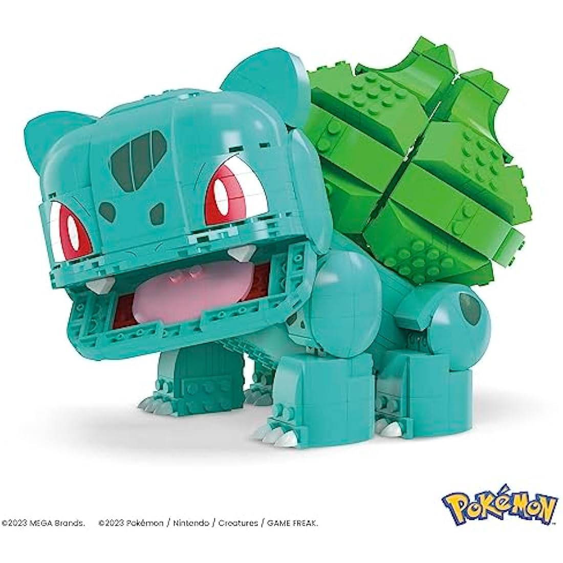 MEGA Pokémon Action Figure Building Toys for Kids, Jumbo Bulbasaur with 355 Pieces, Buildable and Poseable, 7 inches, 7 Year Old Gift Idea