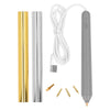 Hoite Heat Foil Pen USB Hot Embossing Stamping Pen Foil Quill Starter Kit with 4 Tips for Scrapbooking Card Making Wood