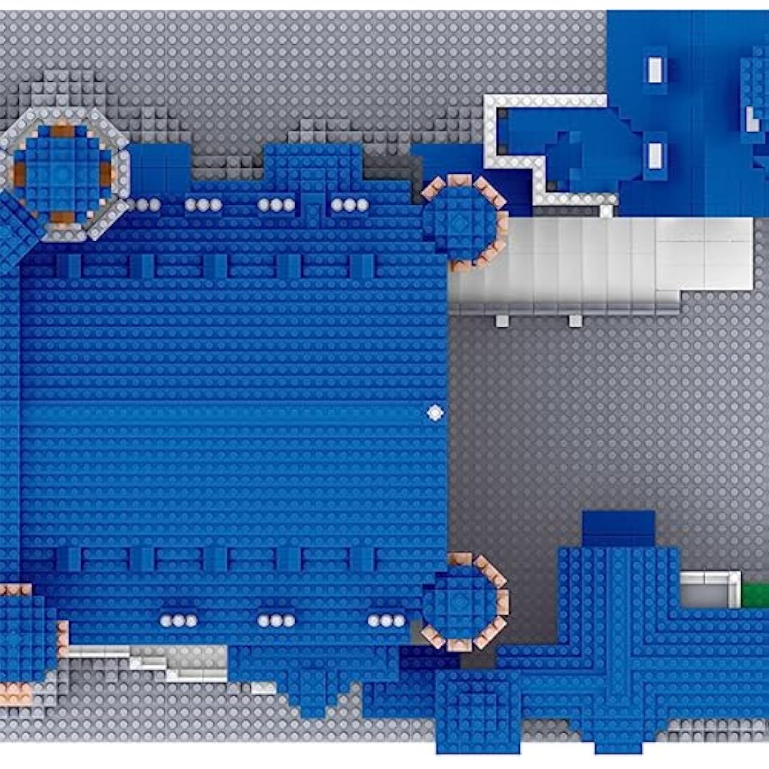 LULUFUN Building Block Kit, Mini Building Kit, Famous Architecture Mini Block Set, Toy Gifts for Adults and Children, Neuschwanstein Castle Model 11810 Pieces