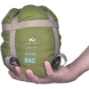 BESTEAM Envelope Outdoor Sleeping Bag Camping Travel Hiking Multifuntion Ultra-light (Army Green)