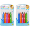 First Steps Baby Bath Crayons Pack of 12 for Fun in Bath - Non Toxic Bath Toys