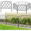 Thealyn Decorative Garden Fence 60cm (H) x 3m (L) Rustproof Metal Fence Panels No Dig Fence for Dogs Yard Patio Animal Barrier Flower Bed
