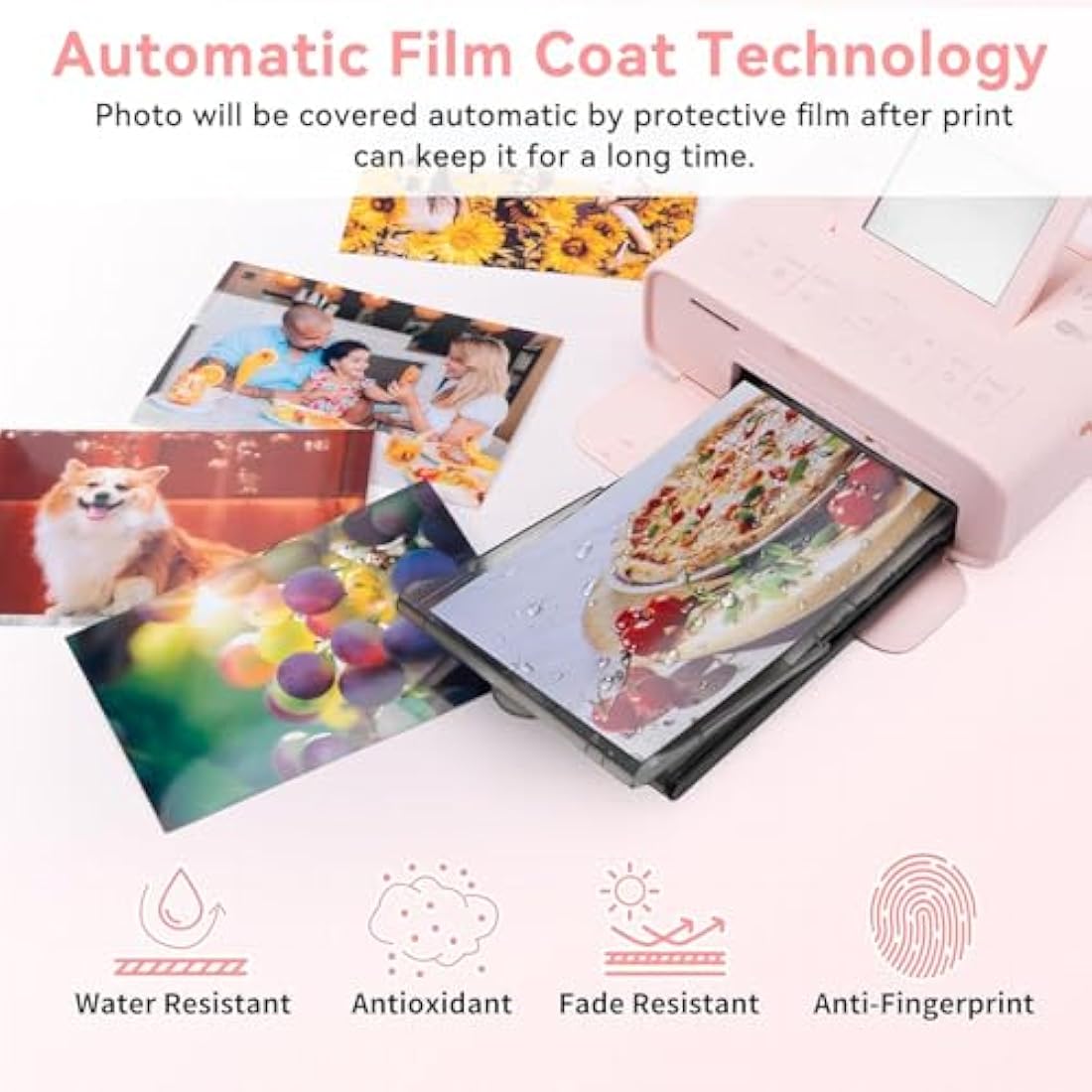 Compatible for Canon Selphy CP1300 CP1500 Ink and Photo Paper Set for Canon Printer CP1200 CP1000 CP910 CP900 CP810, KP-108IN 3 Color Ink Cartridges and 108 Sheets 100 x 148mm Photo Paper Glossy