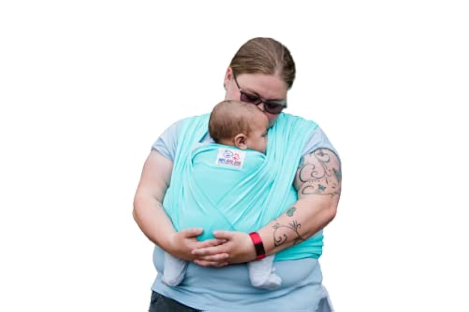 Baby Wrap Sling Organic Stretchy Premium Carrier | UK/EU Safety Tested | Made in The UK by Joy and Joe ? | Suitable from Birth to 16Kg | with Hat, Bag