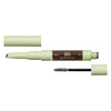 Pixi Natural Brow Duo - Deep Brunette, Precision Pencil & Tinted Gel, Waterproof Brow Shaper For All-Day Hold, Paraben-Free, 0.2Oz