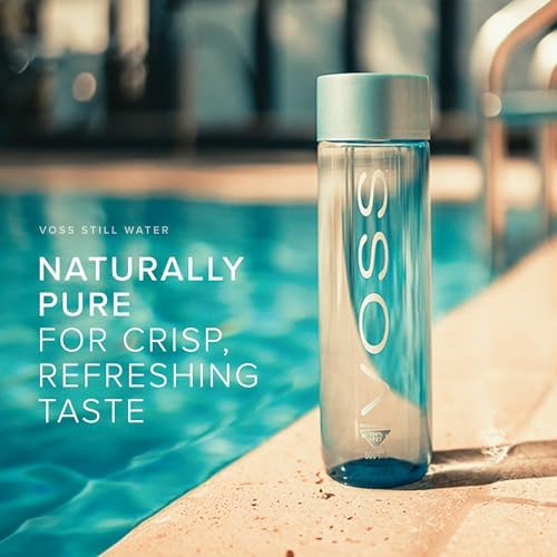 VOSS Still Water, Pack of 24 x 500ml PET Bottles, Natural Mineral Water