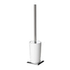 TATAY Toilet Brush | Stainless Steel & Zamak | Modern Minimalist Design | 100% Inox Toilet Brushes | 8.5 x 8.5 x 37.5 cm - Ronda Collection - White