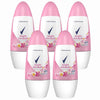 Sure Bright Bouguet Roll On Deodrant 50ml Pack of 5 Fruity Floral Scent Antiperspirant 48h Long Lasting Anti Sweat Body Odour Protection with Welari
