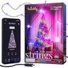 Twinkly Strings USB-C Pearls 200 LED, Pearl Shaped LED Light String, Christmas Lights, RGB Multicolor LED Lights, Mappable LEDs, Compatible with Alexa, Google Home, USB-C Power, Green Wire, 12m