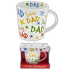 Super Dad Best Dad Special Dad Rainbow Mug in Gift Box
