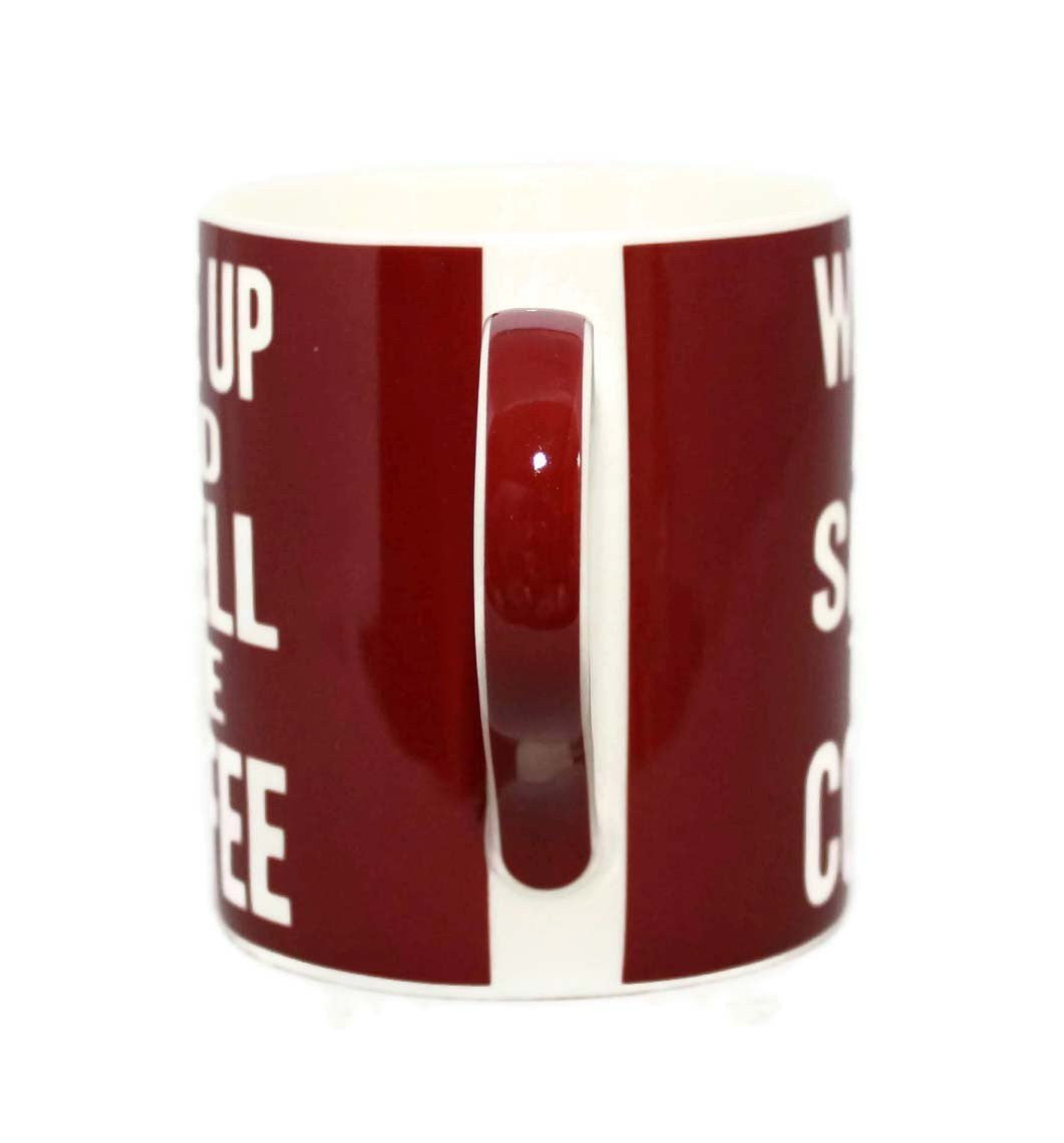 Wake Up And Smell The Coffee Words Of Wisdom Fine China Mug
