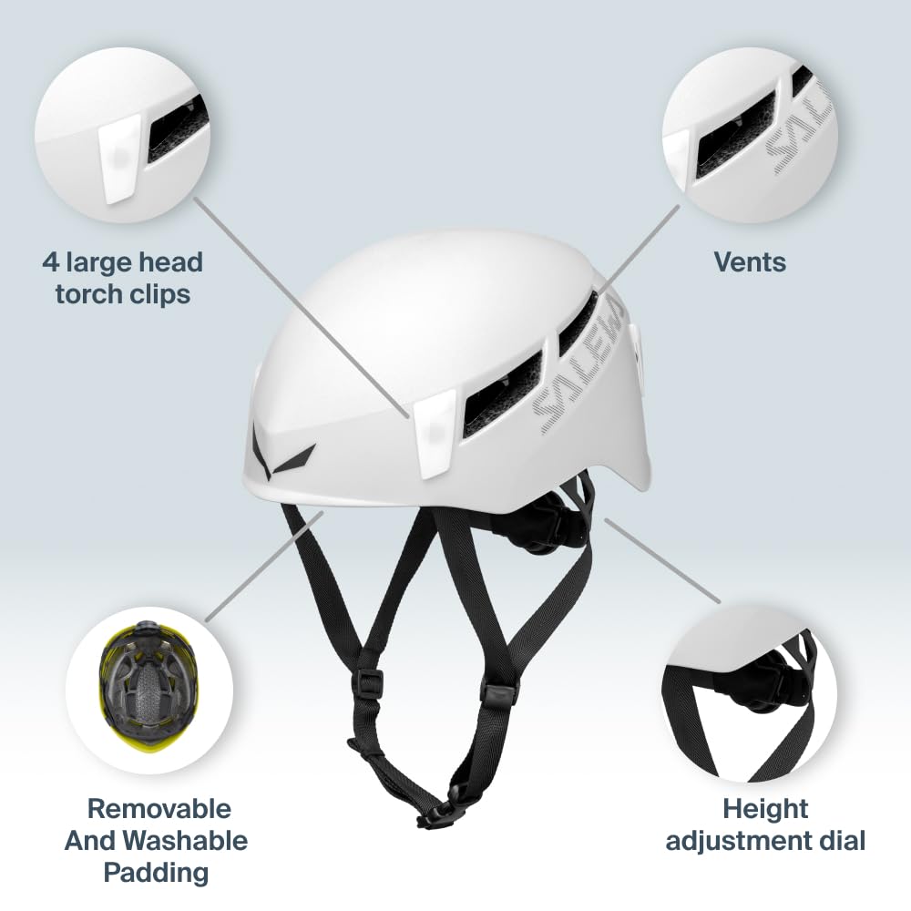 Salewa Pura Helmet, Dark Grey, L/XL, Unisex