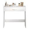 Untimaty Dressing Table 40 * 75cm, 1 Drawer Wooden Small Vanity Table