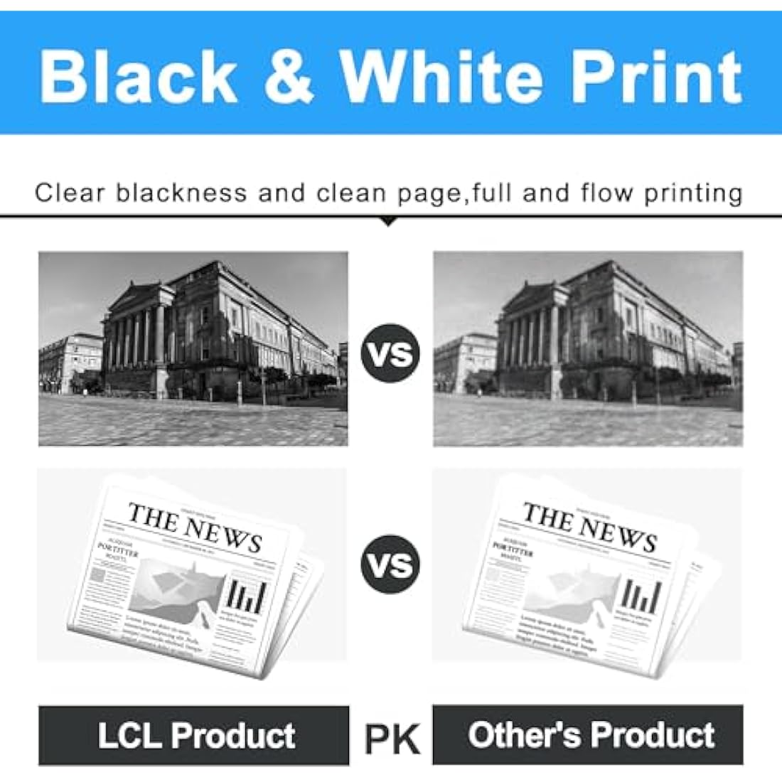 LCL Compatible Toner Cartridge TN248 TN-248 TN-248BK TN-248C TN-248M TN-248Y (4PK KCMY) Replacement for Brother DCP-L3520CDW DCP-L3520CDWE HL-L8230CDW MFC-L3740CDW HL-L3220CW MFC-L8390CDW DCP-L3555CDW
