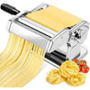YASHE 2-in-1 Pasta Maker with Cleaning Kit, Adjustable Thickness Settings Pasta Maker Machine with Pasta Roller and Cutter, Dual Width Noodle Maker for Pasta, Spaghetti, Fettuccine, Lasagna