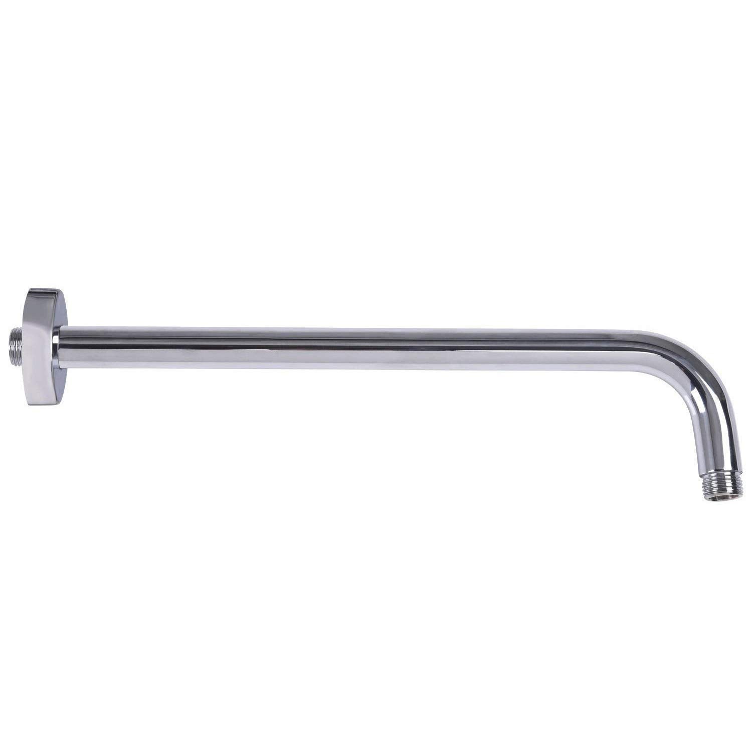 Acefy 40cm Shower Arm for Fixed Showerhead Wall Mounted Brass Construction Chrome Polished