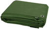 4 x 4 m Green Tarpaulin Waterproof Heavy Duty Tarp Sheet Cover, Groundsheet - Waterproof, Weatherproof, Frost-Resistant, UV Protection, Universal,