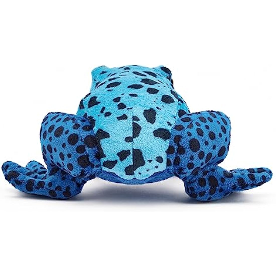 Zappi Co 100% Recycled Plush Poison Dart Frog Blue Toy (15cm Length) Stuffed Soft Cuddly Eco Friendly Animals Collection for Newborns – Lifelike & Realistic