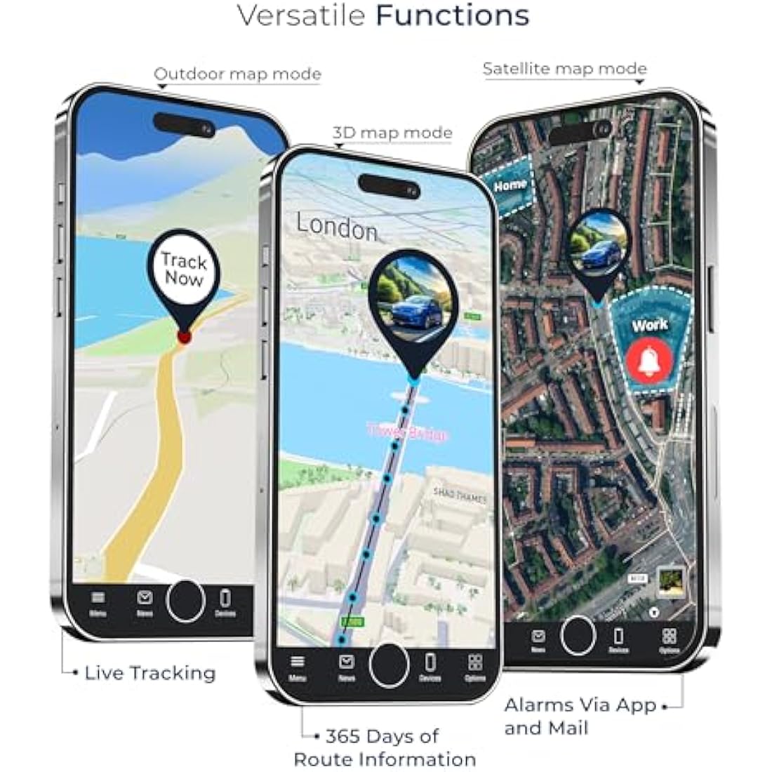 SALIND 11 4G - Magnetic GPS Tracker for Cars & other Vehicles - UK & Worldwide Real Time Tracking, Safe Area, Route Memory System and Alarms - Battery up to 70 Days (standby)