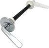 Taps2Traps Extended 9" 210mm Hideaway Long Reach Cistern Lever Handle in Chrome for Concealed Cisterns?