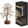 Wonder Care WC Multi Crystal Tree for Positive Energy Home Decorations and Healing Crystal Tree with M-Seal & Golden Wire | Money Tree | Crystal Decor | Multi Crystal | Feng Shui Decor (300 Beads)