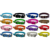 Vibrant Leather Dog Collar for Puppy, Cat, Kitten, Dogs - For Small, Medium, Large & Extra Large Pet Collars (Extra Large (45cm - 55cm Neck), Baby Blue)