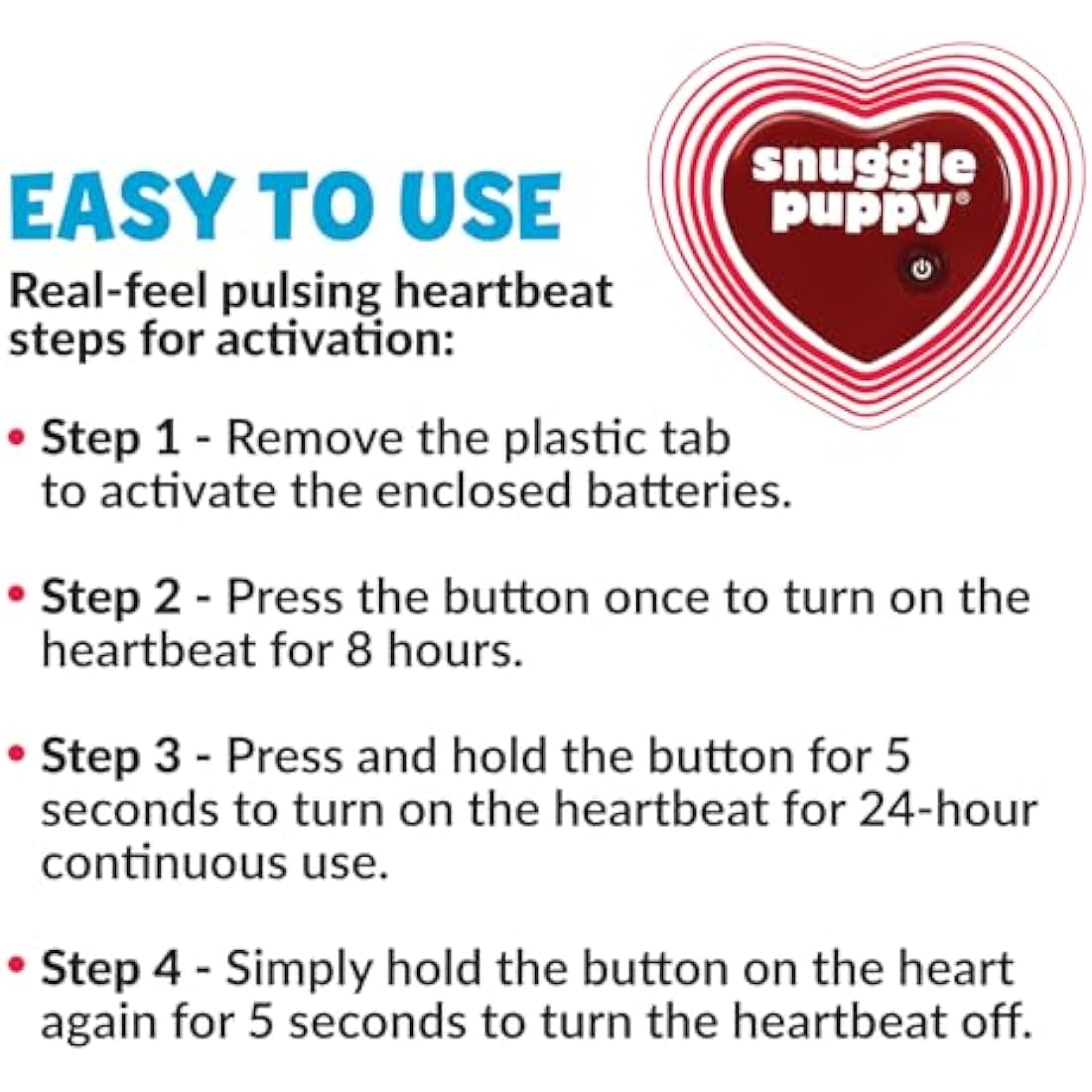 Original Snuggle Puppy Toy, Heartbeat Toy for Puppy, Dog Toys for Anxiety Relief, Calming Aid, Dog Heartbeat Toys for Behavioral Training in Golden