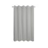 River Dream Grey Shower Curtain No Hooks, Soft Microfiber & Waterproof, 71x74, Fits Most Bathrooms