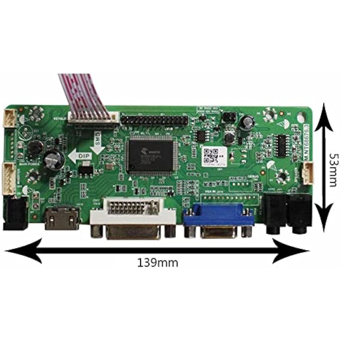 VSDISPLAY for 15.6" LP156WF1 B156HW02 17.3" LP173WF1 N173HGE-L21 1920x1080 LCD Display Controller Board DVI VGA Audio Input