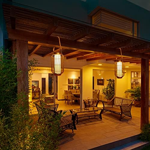 pearlstar Large Solar Powered Lantern Outdoor-Heavy Duty Metal Hanging Lights Decorative Solar Table Lamp Waterproof for Outside Patio Yard Garden Porch Tabletop Decor (Copper)