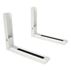 MAHARA Microwave Wall Mount Brackets - Universal Microwave Oven Shelf, Adjustable Depth, Space Saving, Max Weight 45kg, Anti-Slide Pads for Safety
