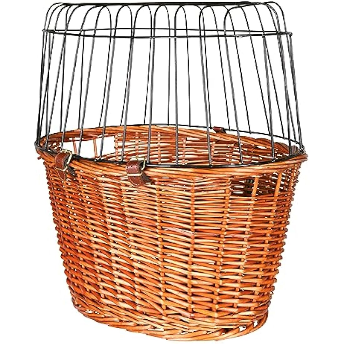 Trixie 2806 Front dog bike basket, 44 × 48 × 33 cm, natural