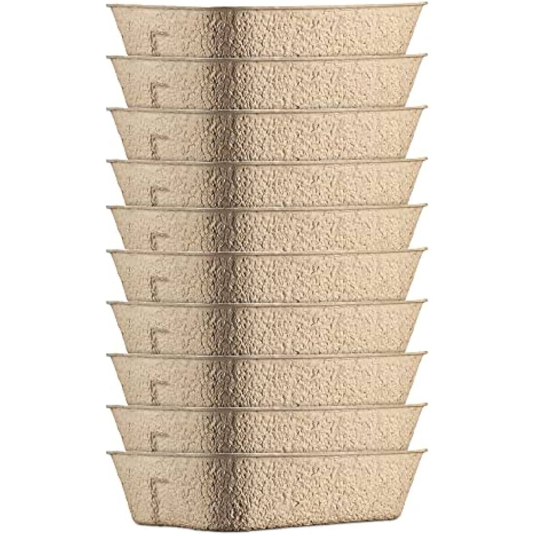 Navaris Disposable Cat Litter Trays (Pack of 10) - Cardboard Liner Tray for Cats Made of 100% Paper - Use Alone or As Box Liners - 40.5cm x 30cm