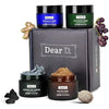 Dear D. Face Skincare Box Kit Superior | 4-Step Complete Routine with Face Wash, Face Scrub, Moisturizer, Eye Cream | Made In Italy Men's Cream Set