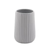 Gedy G-Marika Grey Bathroom Toothbrush Holder, Ceramic Toothbrush Holder, 2 Year Warranty, R&D Design, Measures 11.6 x 8 x 8 cm, 2 Year Warranty