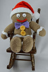 Knitting Pattern for a Gingerbread Man soft toy