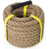 Aoneky Jute Rope - 14/16/20/25/30/40/50mm Heavy Duty Twisted Natural Hemp Rope for Garden, Tug of war, Nautical, Chandelier, Climbing Hammock and DIY Art Ideas for Decorate (30mm /30m)