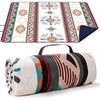 LARUTAN Waterproof Picnic Blanket, 200x200CM Large Beach Blanket Outdoor Picnic Mat, Beach Mat with Carrying Handle Sandproof Heatproof for Camping, Beach, Family Picnic Seattle