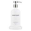 Janxin Handwash Dispenser Bottle, Soap Dispenser Kitchen, Glass Soap Dispenser Bottle with Tray, 500ml, Hand Wash Dispenser, Used in Bathrooms and