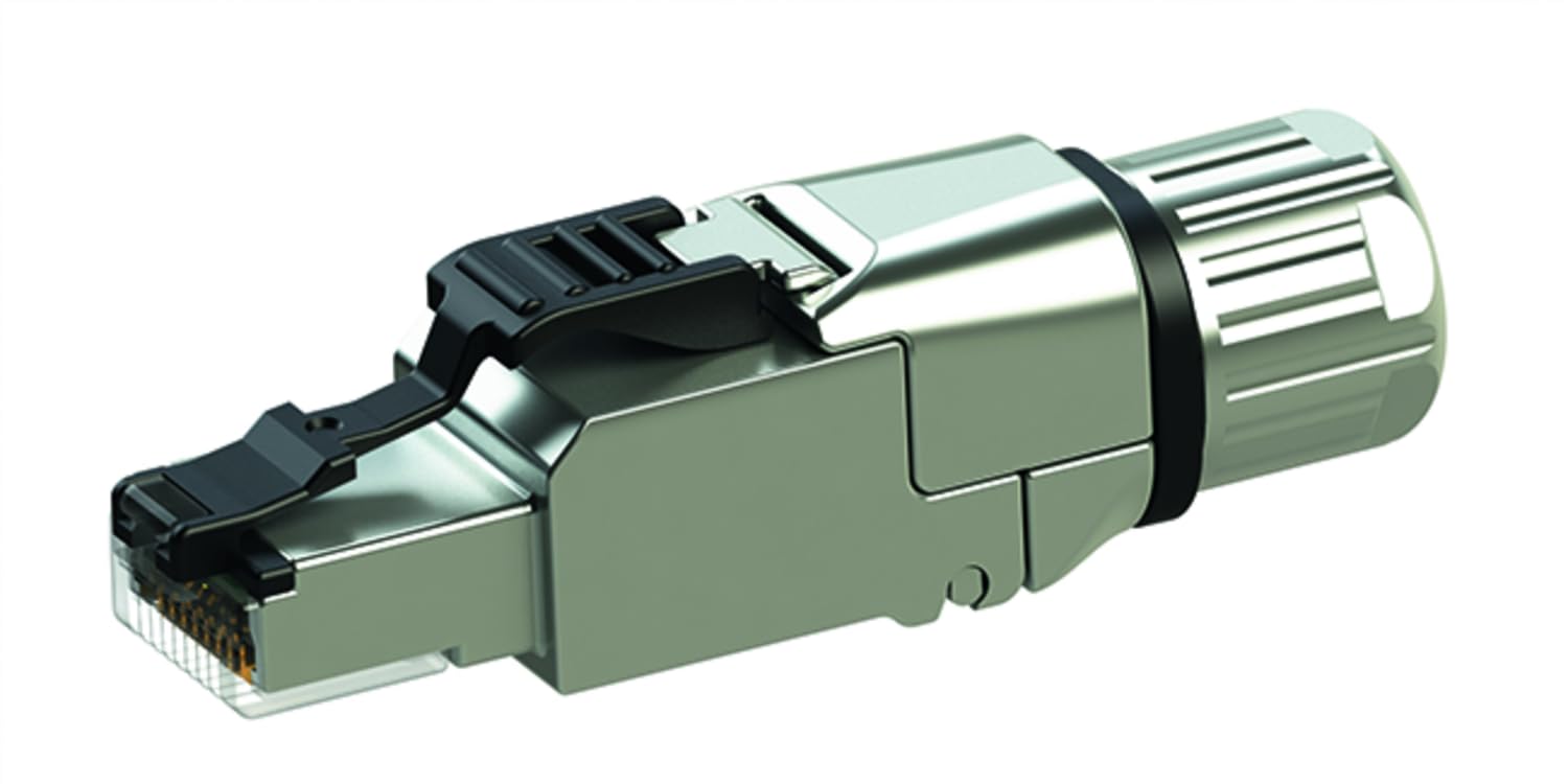 Teleg?rtner j00026 a5001 RJ-45 connector wires ? Silver Wire Connectors (Silver, T568B)