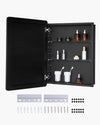 VEVOR Medicine Cabinet, 24 x 30 inch, Medicine Cabinet for Bathroom with Mirror, Aluminum Frame Bathroom Wall Cabinet, 2-layer Adjustable Shelves,