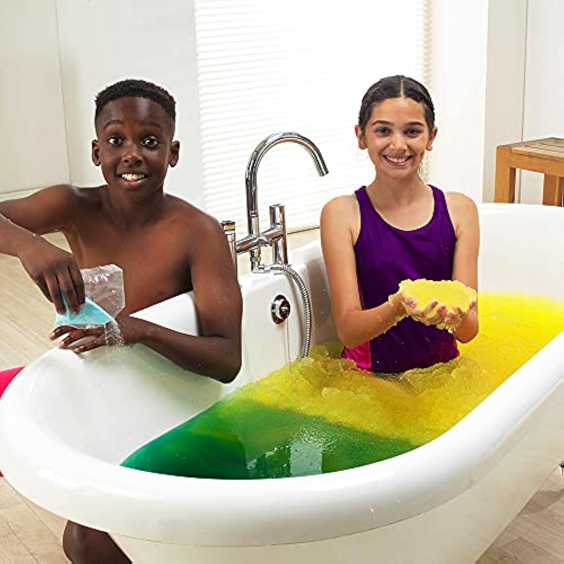 Zimpli Kids - 3 x Eco Value Combo Bundle, Magically turns water into thick, colourful goo or gooey, colourful slime, Fully Recyclable Children’s Bath Toy, Eco-Friendly Present for Boys & Girls