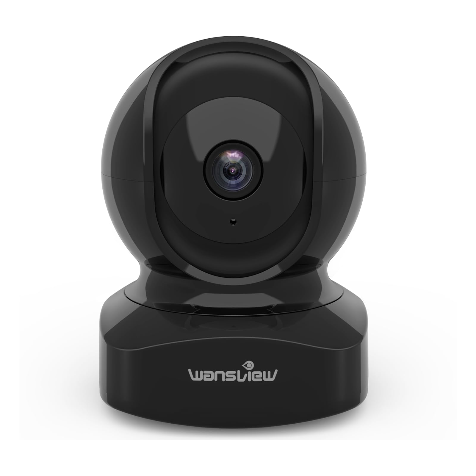 wansview CCTV Camera, 2K WiFi Baby Monitor Camera with Night Vision and APP, Real-time Alert, 2-Way Audio, Pan/Tilt, TF Card Storage, Works with Alexa