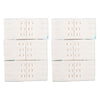 12Pcs Disposable Toilet Brush Replacement Refills Bathroom Toilet Cleaning System Starter Kit Non Woven Fabric for 3061 Toilet Scrubber Wand Refills